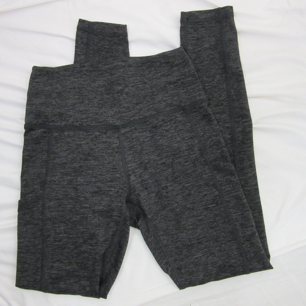 Aerie Offline Leggings The Hugger Hi Rise With Pockets Dark Gray Size Small